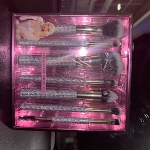 glitter makeup brush set brand new perfect Christmas gift !!! blinged out